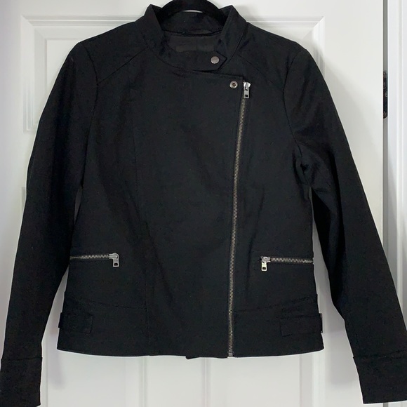 Banana Republic Factory black moto jacket - Picture 1 of 6